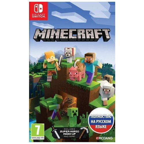 игра minecraft русская версия nintendo switch Картридж игровой Nintendo Switch Minecraft, русская версия