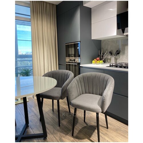 Мягкий велюровый стул - кресло Версаль