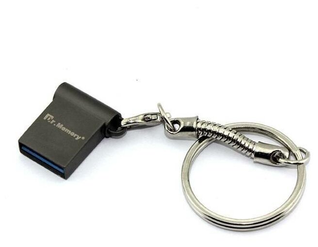 Флешка USB Dr. Memory Mini 32Гб, USB 3.0, черный