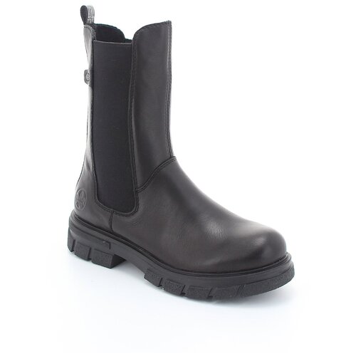 фото Полусапоги rieker, размер 37, черный