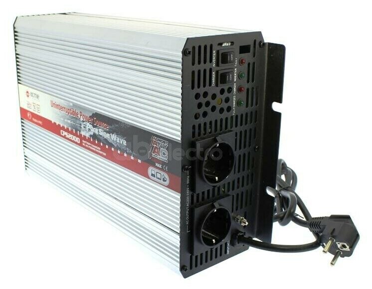 Преобразователь напряжения AcmePower AP-СPS-2000/12 (реальный синус, 2000 Вт, UPS)