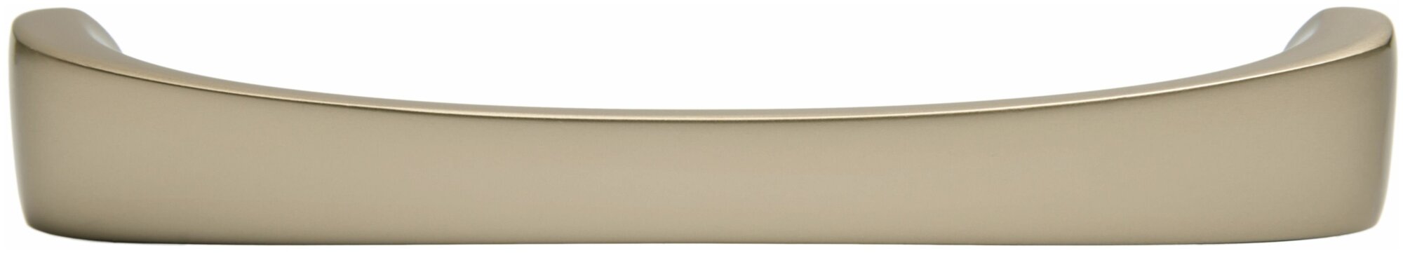 Ручка мебельная MISTY, длина - 142 мм, установочный размер - 128 мм, цвет - Карамельное золото, материал-цинк-алюминий, RS199GC - фотография № 2