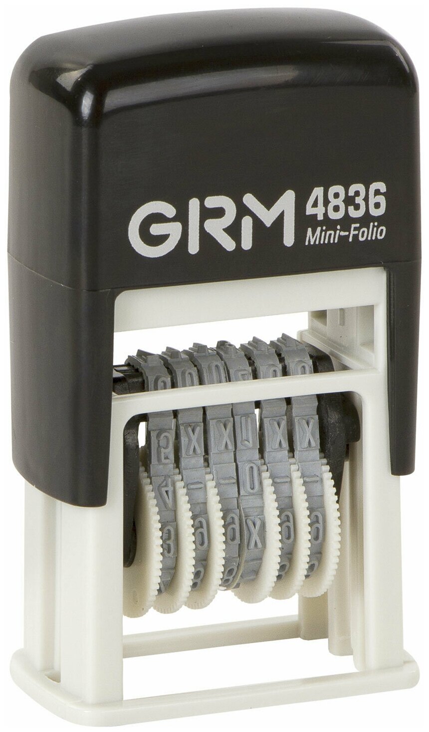 Нумератор GRM 6-разрядный, оттиск 15х3 мм синий (124141018)