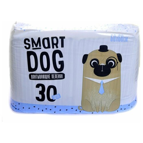 Smart Dog пелёнки впитывающие пеленки для собак 60*60, 30 шт