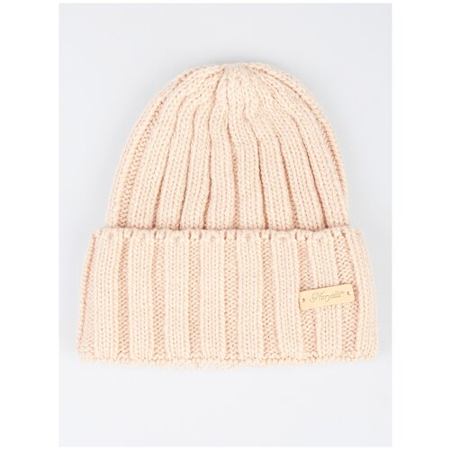 фото Шапка бини noryalli, размер 56/59, бежевый