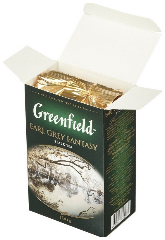 Чай черный листовой Greenfield Earl Grey Fantasy, 100 г - фотография № 11