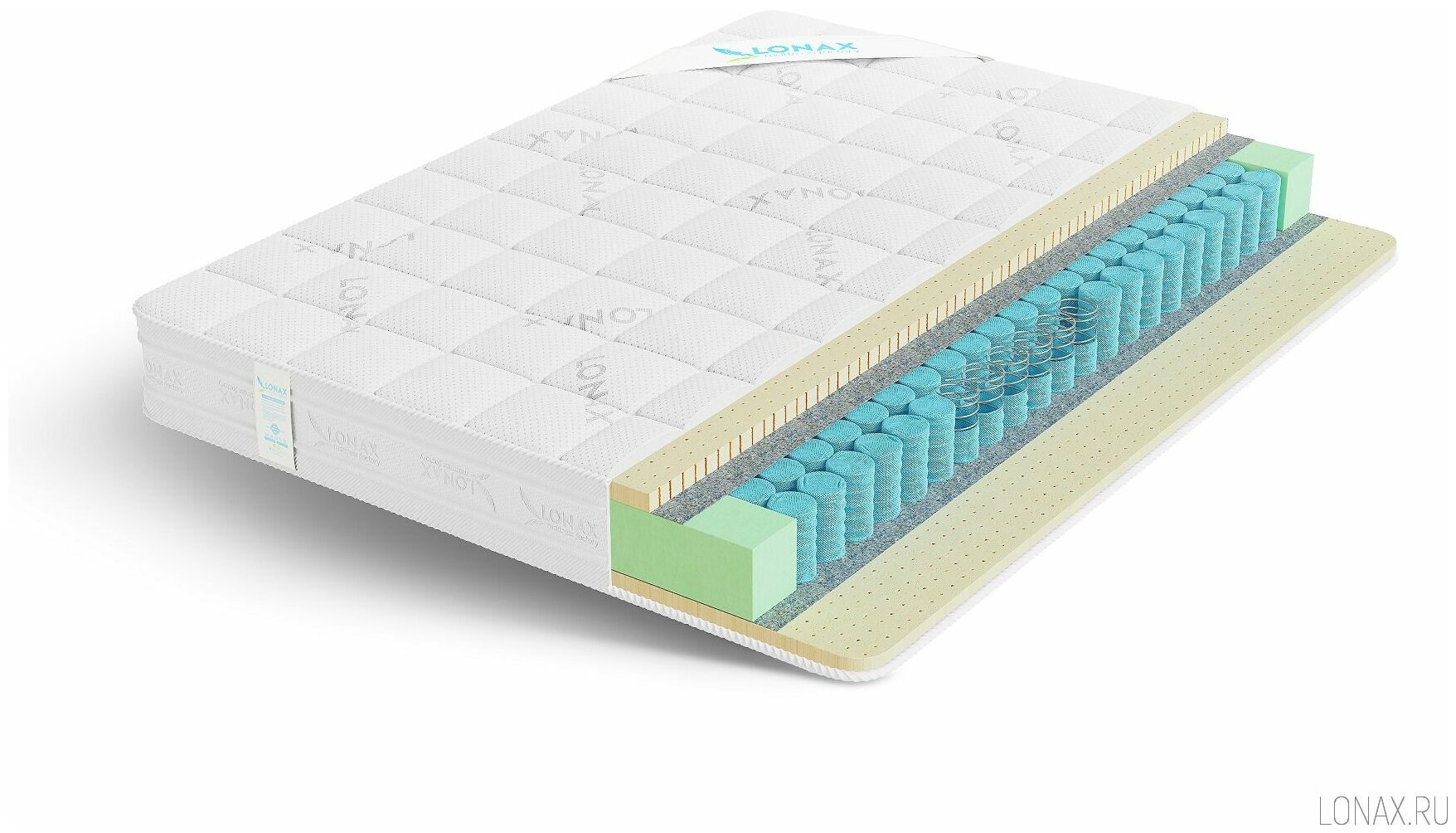 Россия Матрас Lonax Latex TFK 95x110