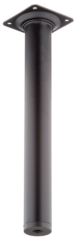 Ножка мебельная стальная 30х250 мм черная (1 шт.) - фотография № 1