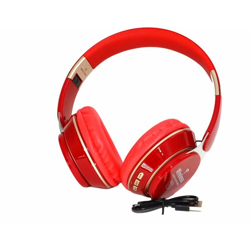 Беспроводные наушники TUCCI T7 головные красный 1295₽