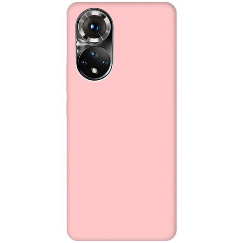 Силиконовый чехол на Honor 50, Huawei Nova 9, Хонор 50, Хуавей Нова 9 Silky Touch Premium розовый матовый soft touch силиконовый чехол на honor 50 huawei nova 9 хонор 50 хуавей нова 9 с 3d принтом cut it w черный