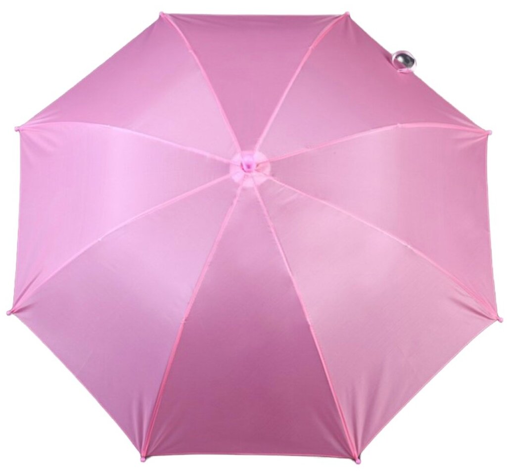 Зонт детский полуавтоматический диаметр 90 см, цвет красный.