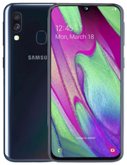 Смартфон Samsung Galaxy A40 4/64 ГБ, Dual nano SIM, черный