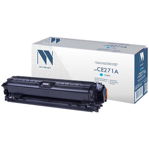 Картридж CE271A (650A) Cyan для принтера HP Color LaserJet Pro CP5525dn; CP5525n; CP5525xh картридж ce271a 650a cyan для принтера hp color laserjet pro cp5520