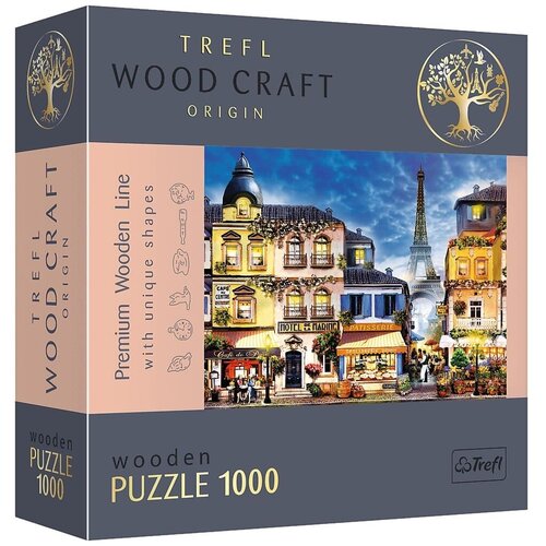 Пазл деревянный Trefl 1000 деталей: Французская аллея пазл деревянный trefl 1000 деталей красочный кот