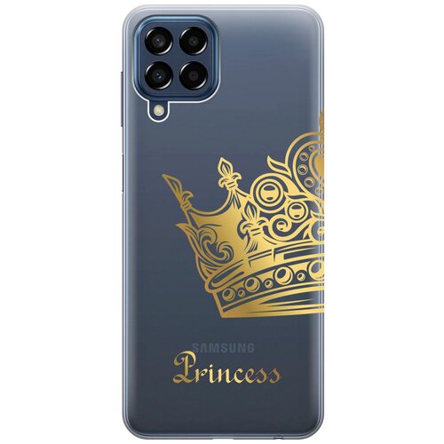 Силиконовый чехол с принтом True Princess для Samsung Galaxy M33 5G / Самсунг М33 5г силиконовый чехол с принтом unicorn dab для samsung galaxy m33 5g самсунг м33 5г