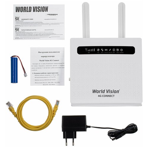 Wi-Fi роутер со встроенным модемом World Vision 4G connect