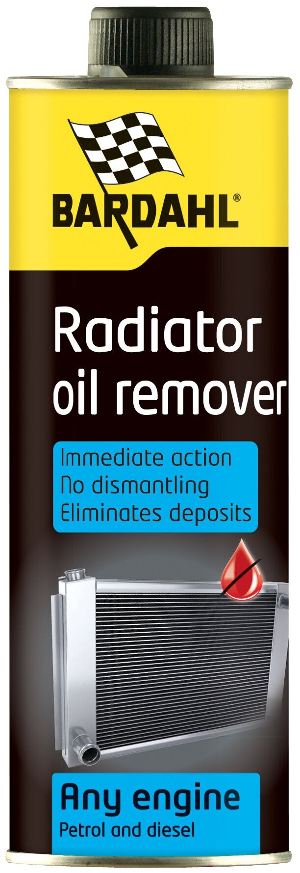 Radiator Oil Remover Средство Для Удаления Масла Из Системы Охлаждения 300Мл Bardahl арт. 4020