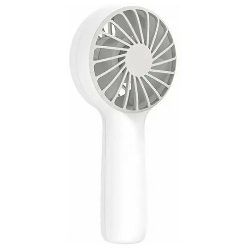 Портативный мини-вентилятор ручной Xiaomi (Mi) SOLOVE Mini Handheld Fan 2000mAh 3 Speed Micro Usb, с ремнем на шею(F6 White), белый