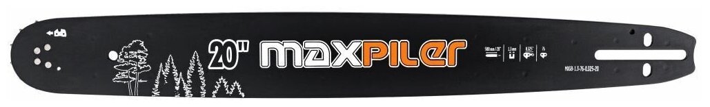 Шина для бензопил MaxPiler MXGB-13-76-0325-20