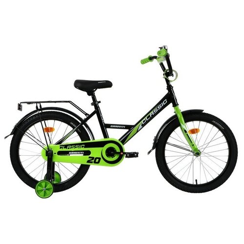 GRAFFITI Велосипед 20 Graffiti Classic цвет черныйзеленый 927200₽