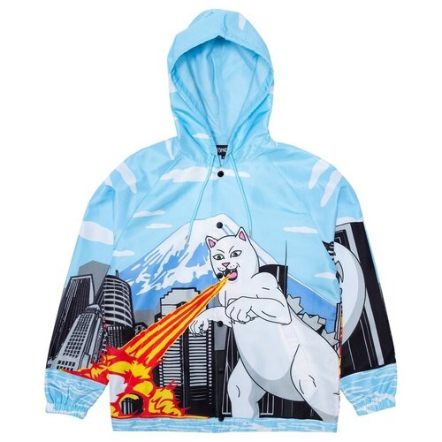 Куртка RIPNDIP Nermzilla Hooded Coach Jacket Baby Blue / L