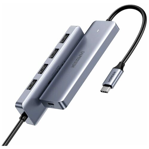 UGREEN USB-концентратор хаб 5 в 1 Type C 4 x USB 30 ABS Shell 70336 203900₽