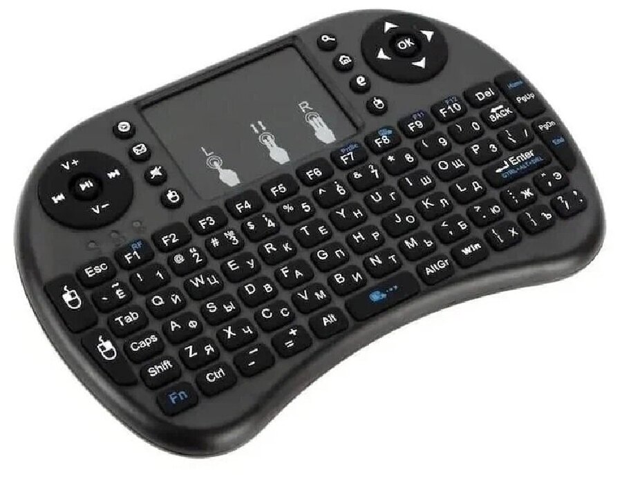 Клавиатура беспроводная Беспроводная мини и мышь с тачпадом для телевизора тв приставки проектора ПК
