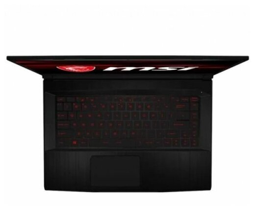 Ноутбук MSI GF63 Thin 11UC-290X 9S7-16R612-290 i5 11400H8GB256GB SSDRTX 3050 4GB156 FHDDOSчерный