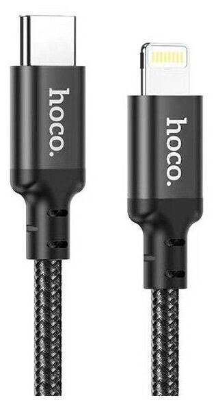 Аксессуар Hoco X14 Times speed USB Type-C - Lightning 1m Black 6931474752192 / 0L-00053232