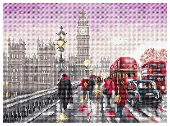 Набор для вышивания LetiStitch L8040 Westminster Bridge