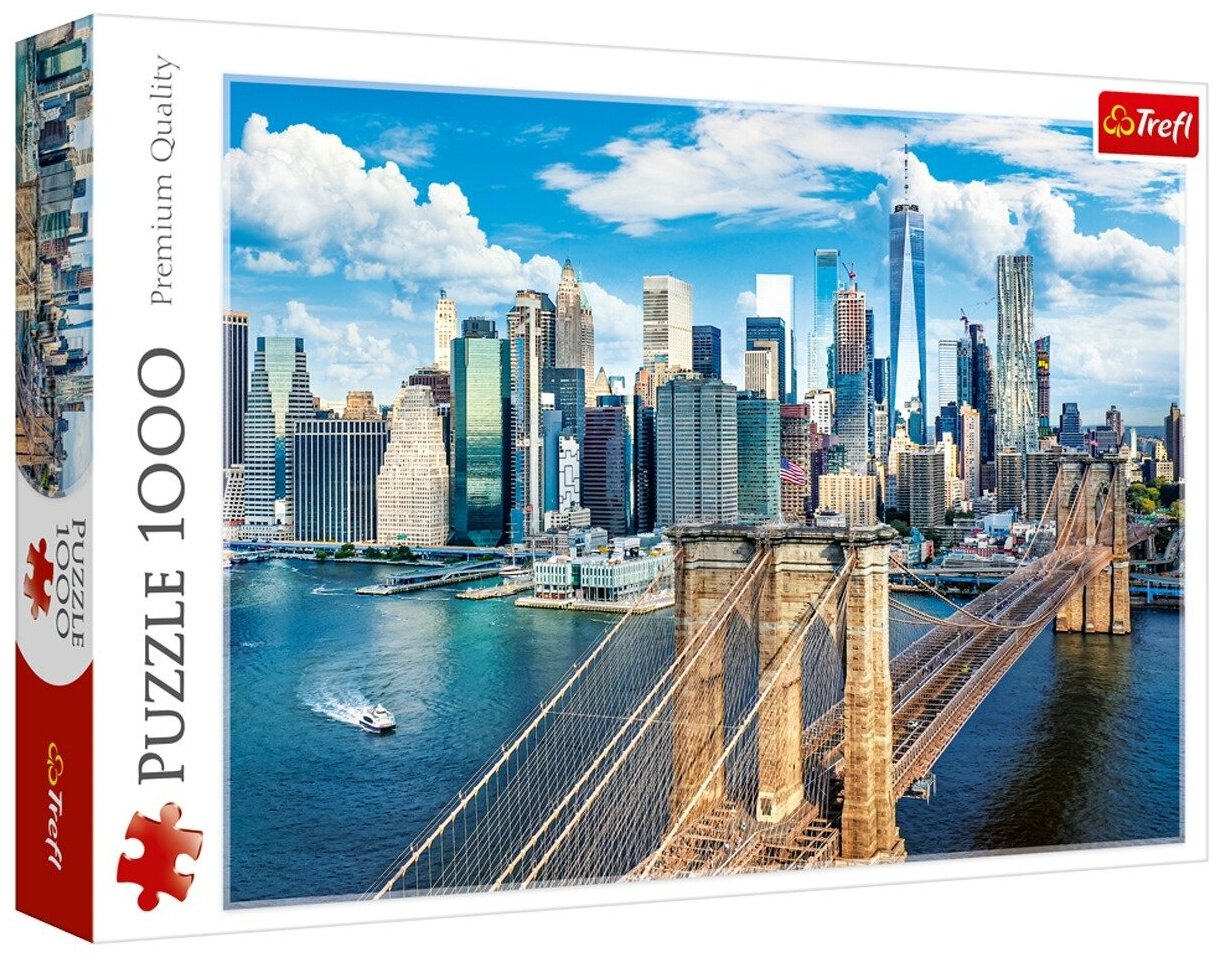 Puzzle-1000 Бруклинский мост, США Trefl - фото №1