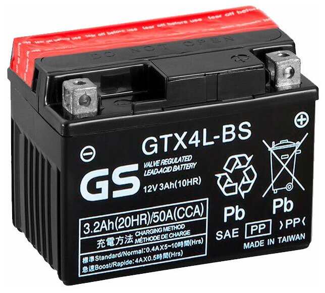 Мото аккумулятор GS GTX4L-BS