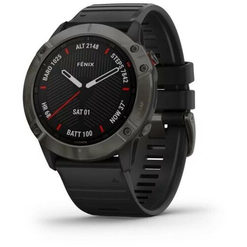 Спортивные часы Garmin FENIX 6X Sapphire цвет черный 6399000₽
