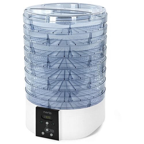 MARTA MT-FD1886D 14 поддонов-83 для пастилы3 для ягод белый жемчуг сушилка дфруктововощей 559700₽