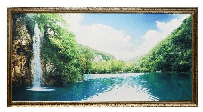 Гобеленовая картина "Водопад" 63х123 см