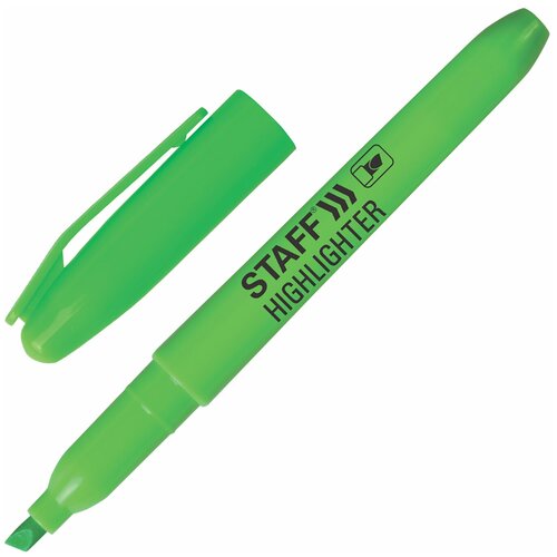 Текстовыделитель STAFF Manager HL-238, зеленый, линия 1-3 мм, 151239