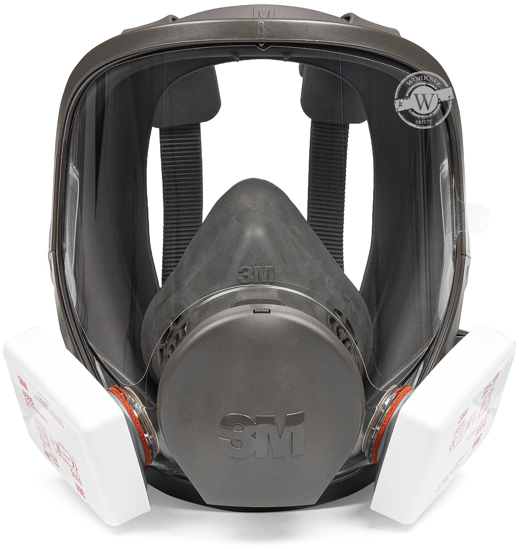 Комплект защиты от пыли 3M™ 6800 (полнолицевая маска 3М™ 6800, фильтры 6035 и 3 защитные пленки 3М™ 6885) / средний размер M