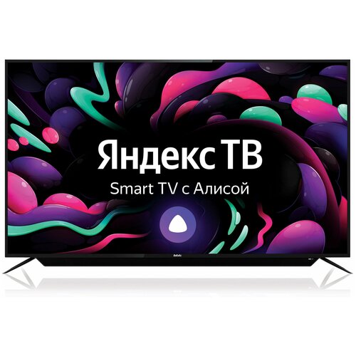 Телевизор LED BBK 65 65LEX-8262UTS2C ЯндексТВ черный 4K Ultra HD 50Hz DVB-T2 DVB-C DVB-S2 WiFi Smart TV RUS 4146000₽