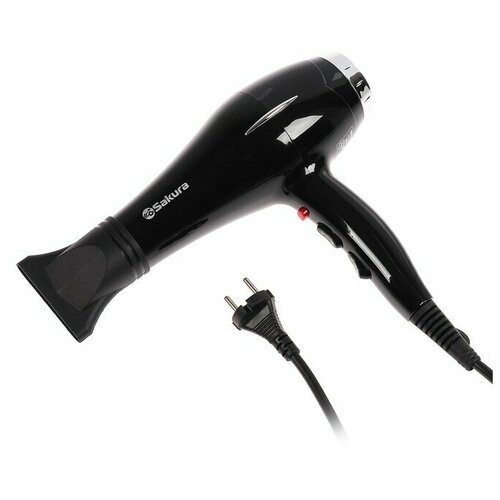 Фен для волос Sakura SA-4037BK Professional 2400Вт. фен babyliss bab6510ire 2400 вт 2 скорости 4 температурных режима 2 насадки