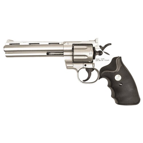 пистолет страйкбольный galaxy colt 1911 чёрный кал 6 мм Galaxy Пистолет страйкбольный Galaxy Colt Python G.36S, серебристый, 6 мм