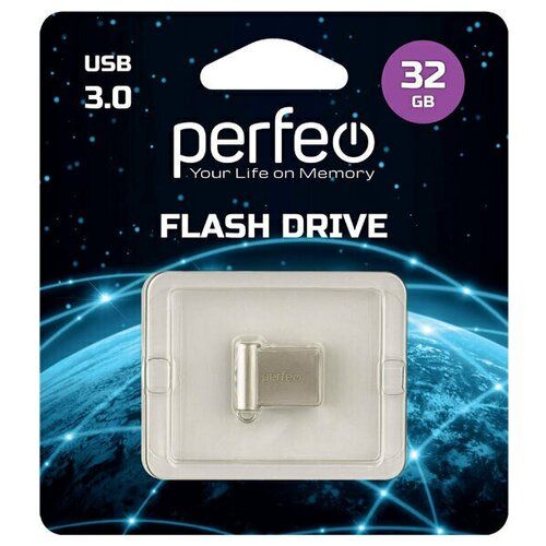 USB Флеш-накопитель USB накопитель Perfeo 3.0 32GB M06 Metal Series