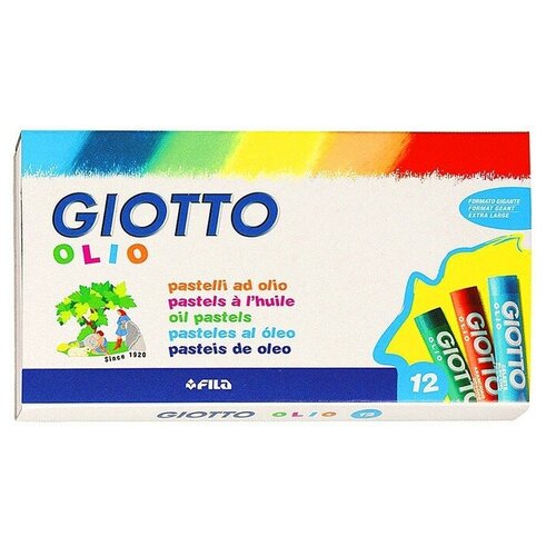 Giotto Набор масляной пастели Olio, 12 цв.