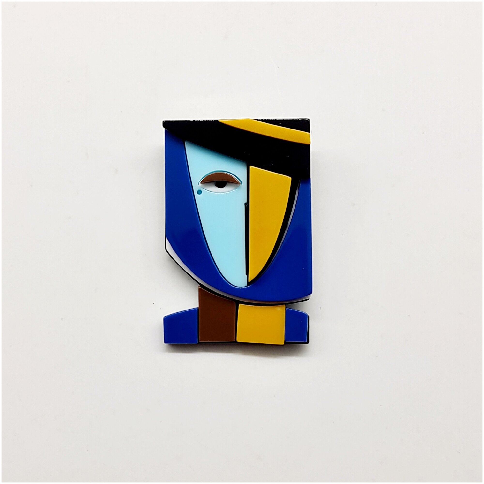 Женская акриловая брошь-фигурка Подарочный брошь Пабло Пикассо в форме лица