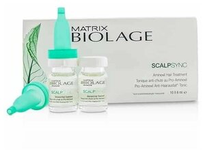 Фото Matrix Biolage Scalpsync Тонизирующий уход против выпадения волос в ампулах 10*6 мл