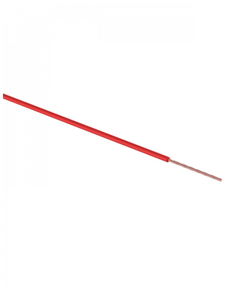 Провод ПГВА REXANT 1х2.50 мм², красный, бухта 100 м - фотография № 1