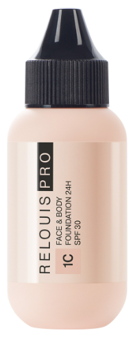 Relouis PRO Тональный крем Face&Body Foundation 24H, 34 г, оттенок: 1С светлый холодный, 1 шт.