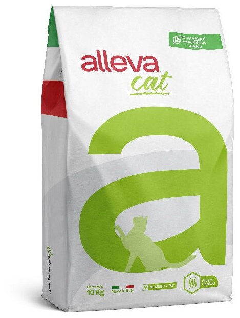 Сухой корм ALLEVA EQUILIBRIUM SENSITIVE RABBIT ADULT CAT для взрослых кошек с чувствительным пищеварением с кроликом 10 кг