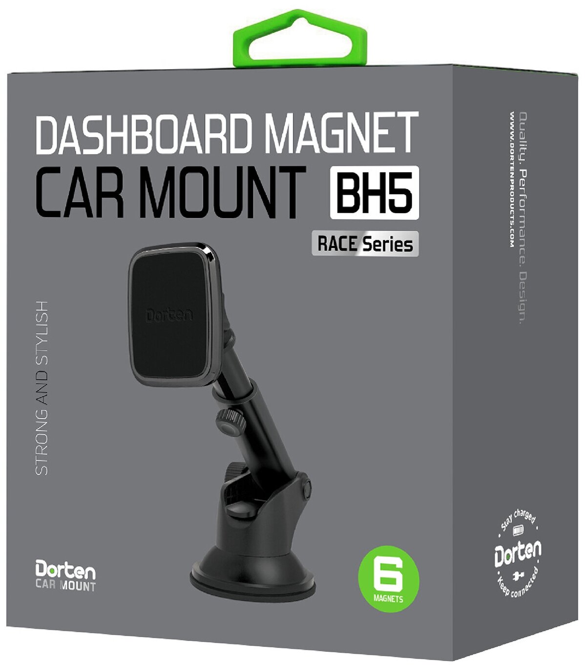 Автомобильный магнитный держатель Dorten Dashboard Magnet Car Mount BH5: RACE Series Черный