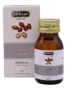Масло Аргановое Хемани (Argan oil Hemani) для питания и увлажнения кожи, для восстановления и укрепления волос, 30 мл