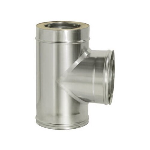 Тройник Дымок 90° х d120х200 мм с изоляцией AISI 439
